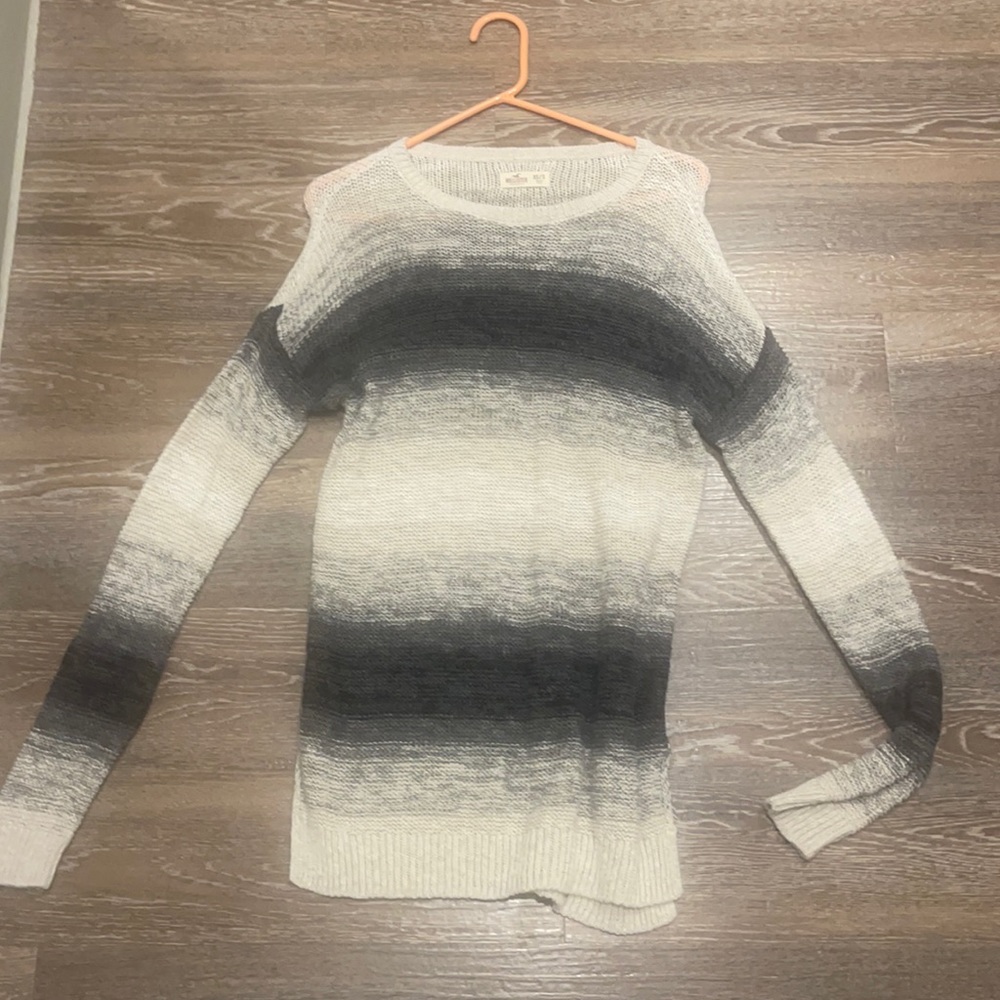 Hollister Color Block Sweater- Size XS/S